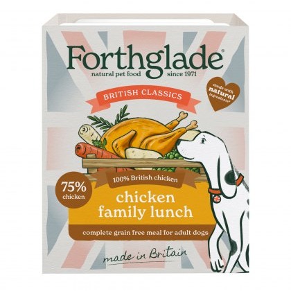 FORTHGLADE British Classics Complete Grain Free Adult Chicken Sunday Lunch 395g FORTHGLADE British Classics Complete Grain Free Adult Chicken Sunday Lunch 395g