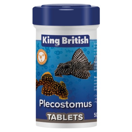 KING BRITISH Plecostomus Food Tablets 50g KING BRITISH Plecostomus Food Tablets 50g