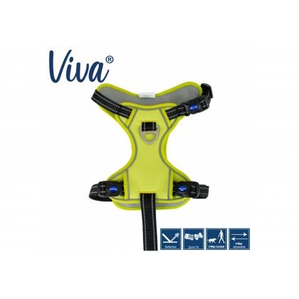 ANCOL Viva Exercise & Travel Harness Lime L 60-85cm