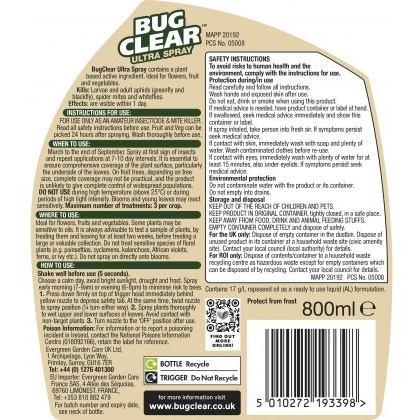 BUGCLEAR Ultra Spray 800ml BUGCLEAR Ultra Spray 800ml