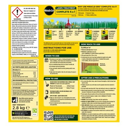 MIRACLE-GRO® Complete 4-in-1 80m2 MIRACLE-GRO® Complete 4-in-1 80m2
