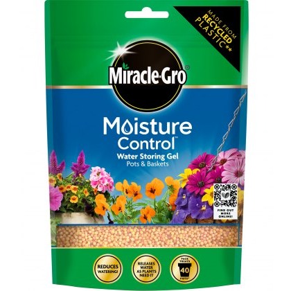 MIRACLE-GRO® Moisture Control™ Water Storing Gel Pots & Baskets 200g MIRACLE-GRO® Moisture Control™ Water Storing Gel Pots & Baskets 200g