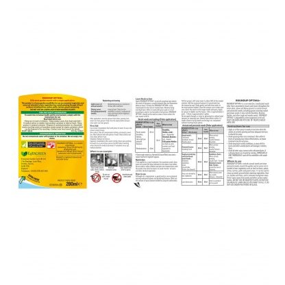 ROUNDUP Optima+ Concentrate Weedkiller 280ml ROUNDUP Optima+ Concentrate Weedkiller 280ml