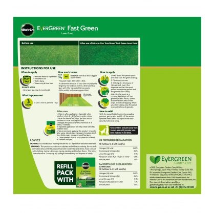MIRACLE-GRO® EverGreen® Fast Green 2.8kg 80m2 MIRACLE-GRO® EverGreen® Fast Green 2.8kg 80m2