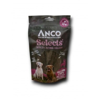 ANCO Selects Wild Game Strips with Collagen 85g ANCO Selects Wild Game Strips with Collagen 85g