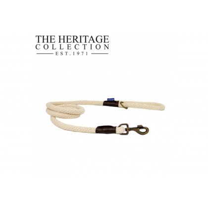 ANCOL Heritage Cotton Rope Lead Natural 150x1.5cm