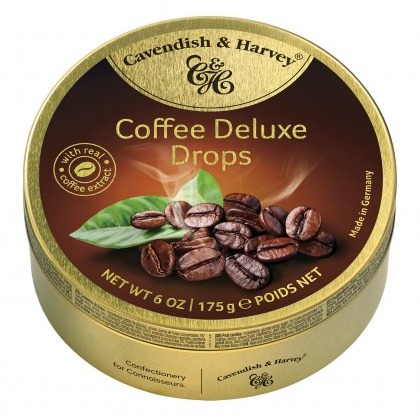 Cavendish & Harvey Travel Tin Coffee Drops 175g Cavendish & Harvey Travel Tin Coffee Drops 175g