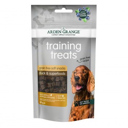 ARDEN GRANGE Dog Grain Free Training Treats Duck and Superfoods 80g ARDEN GRANGE Dog Grain Free Training Treats Duck and Superfoods 80g