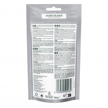 ARDEN GRANGE Dog Grain Free Training Treats Duck and Superfoods 80g ARDEN GRANGE Dog Grain Free Training Treats Duck and Superfoods 80g