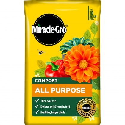 MIRACLE-GRO® All Purpose Peat Free Compost 50L MIRACLE-GRO® All Purpose Peat Free Compost 50L