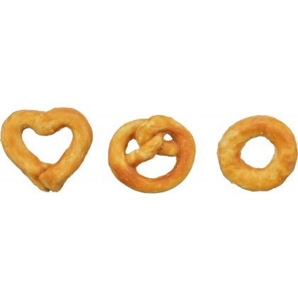 TRIXIE Mini mix, collagen - pretzel/heart/ring, bulk ø 6 cm, 20 g TRIXIE Mini mix, collagen - pretzel/heart/ring, bulk ø 6 cm, 20 g