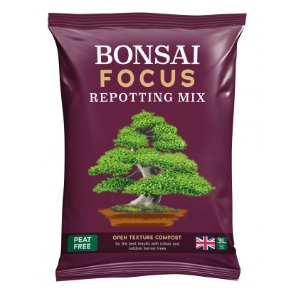 Bonsai Focus Repotting Mix Peat Free 3L