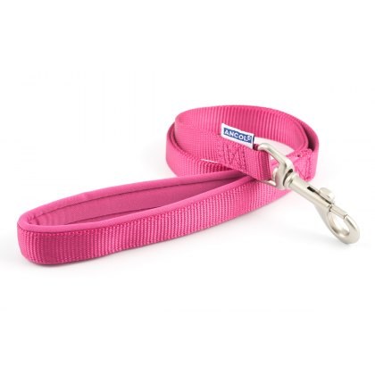 ANCOL Viva Padded Lead Pink 1mx19mm ANCOL Viva Padded Lead Pink 1mx19mm