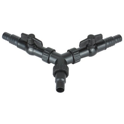 PONDXPERT Y Piece Distributor Small 20/25mm with taps