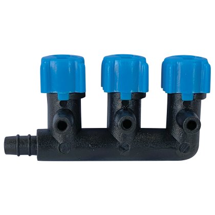 AQUA ONE Gang Valve 3 way AQUA ONE Gang Valve 3 way