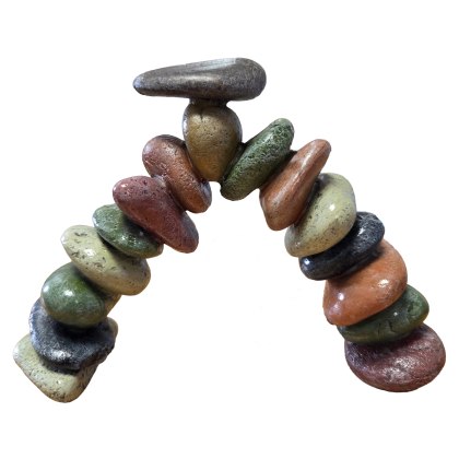 AQUA ONE Pebble Arch Large 19x6x13cm AQUA ONE Pebble Arch Large 19x6x13cm
