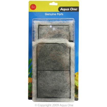 AQUA ONE Carbon Cartridge - 620/620T/900 (2pk) 3c AQUA ONE Carbon Cartridge - 620/620T/900 (2pk) 3c