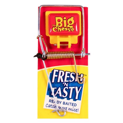THE BIG CHEESE Fresh Baited Mouse Trap