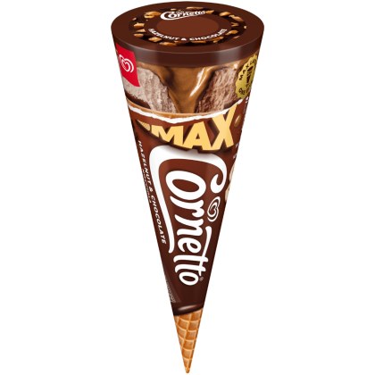Cornetto MAX Chocolate & Hazelnut 115ml Cornetto MAX Chocolate & Hazelnut 115ml