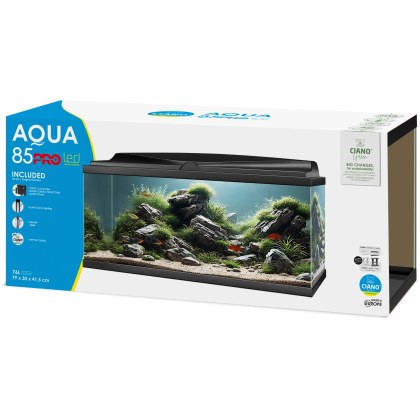 CIANO Aqua 80 LED Aquarium - Black