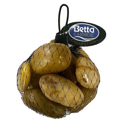 BETTA Yellow Pebble 3-5cm 500g Net Bag