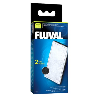 FLUVAL U2 Poly/Carbon Cartridges x 2