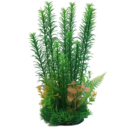 Betta 9 Green & Yellow Combi Plastic Plant