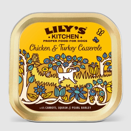 LILYS KITCHEN Chicken & Turkey Casserole 400g LILYS KITCHEN Chicken & Turkey Casserole 400g
