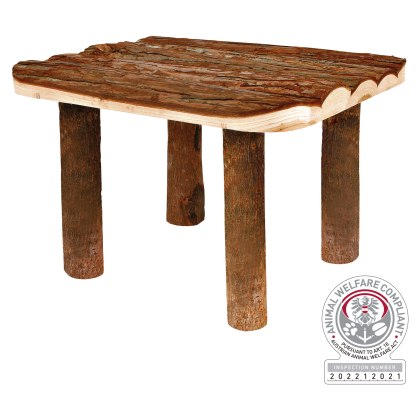 TRIXIE Shelter/Platform, guinea pigs, bark wood 30x22x25cm