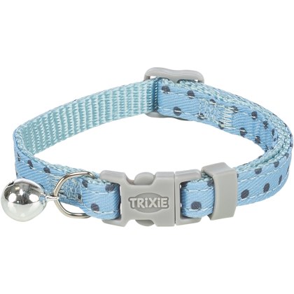 TRIXIE Cat collar, dots, 20-30cm/10mm, blue TRIXIE Cat collar, dots, 20-30cm/10mm, blue