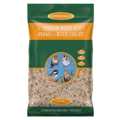 JOHNSTON & JEFF Superior Wild Bird Food with Fruit JOHNSTON & JEFF Superior Wild Bird Food with Fruit