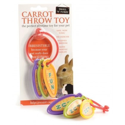 Small 'N' Furry Toss Rabbit Toy