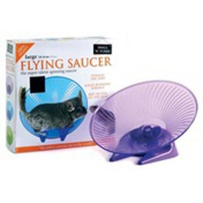 Small 'N' Furry Flying Saucer Wheel   12"