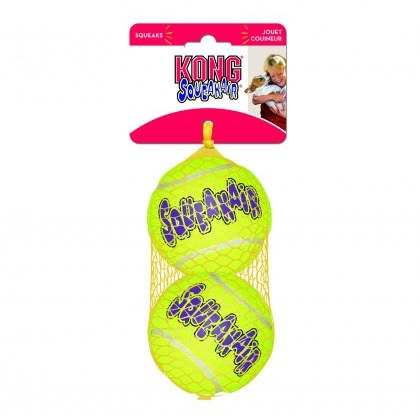 KONG SqueakAir Tennis Ball Large (2pk)