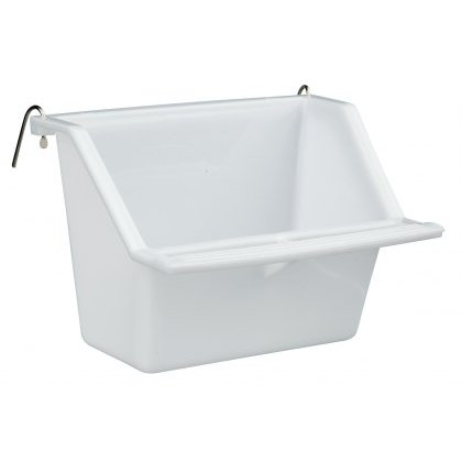 TRIXIE Hanging bowl with wire holder, plastic 200 ml/11 ? 9 cm, Assorted Colours TRIXIE Hanging bowl with wire holder, plastic 200 ml/11 ? 9 cm, Assorted Colours