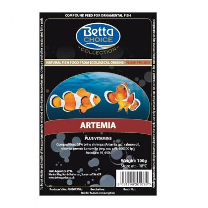 FROZEN FOOD BETTA Choice Artemia Blister Pack FROZEN FOOD BETTA Choice Artemia Blister Pack