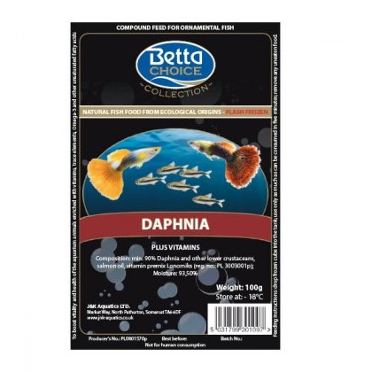 FROZEN FOOD BETTA Choice Daphnia Blister Pack FROZEN FOOD BETTA Choice Daphnia Blister Pack