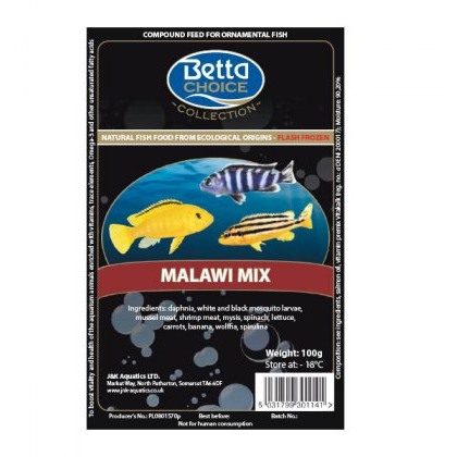 FROZEN FOOD BETTA Choice Malawi Mix Blister Pack FROZEN FOOD BETTA Choice Malawi Mix Blister Pack