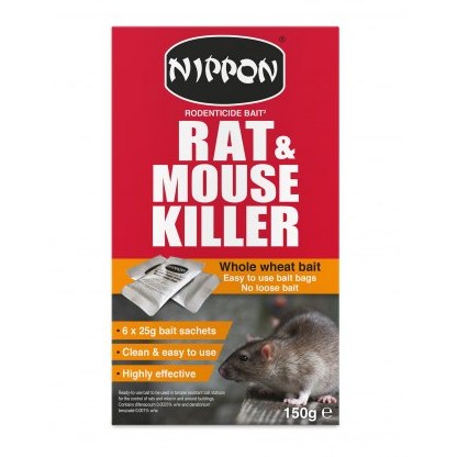 NIPPON Rodenticide Whole Wheat Bait 150g