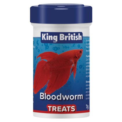 KING BRITISH Bloodworm Treats 7g KING BRITISH Bloodworm Treats 7g
