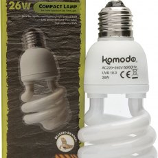 KOMODO Compact Lamp UVB 10% ES 26W