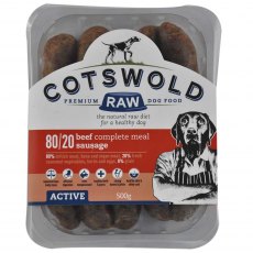 COTSWOLD Beef Sausage - 80/20 Active - 500g COTSWOLD Beef Sausage - 80/20 Active - 500g