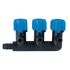 AQUA ONE Gang Valve 3 way AQUA ONE Gang Valve 3 way