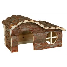 TRIXIE Hanna house, guinea pigs, bark wood, 31 × 19 × 19 cm