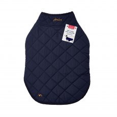 Joules - Navy Quilted Coat X Lge