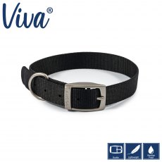 ANCOL Viva Collar Black 39-48cm Size 5