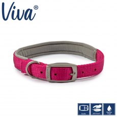 ANCOL Padded Viva Collar Pink 55-63cm Size 8
