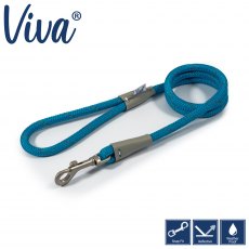 ANCOL Viva Rope Lead Reflective Blue 1.07mx10mm