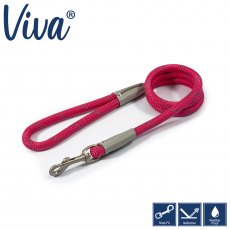 ANCOL Viva Rope Lead Reflective Pink 1.07mx12mm