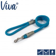 ANCOL Viva Rope Lead Reflective Blue 1.07mx12mm